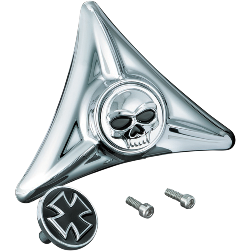 3HOLE LIC PLATE COVER W/EMBLEMS (EA) PN 3158 - 2030-0263