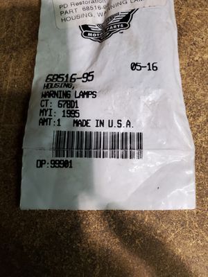 Harley Davidson Dyna Sportster Indicator Light Bezel 68513-92 Harley Davidson Dyna Sportster Indicator Light Bezel 68513-92