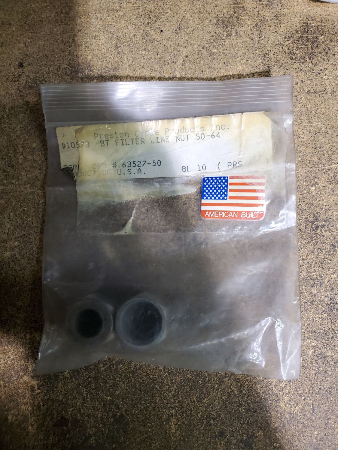 BT 1950-64 CAD OIL FILTER LINE NUT REPL.63527-50