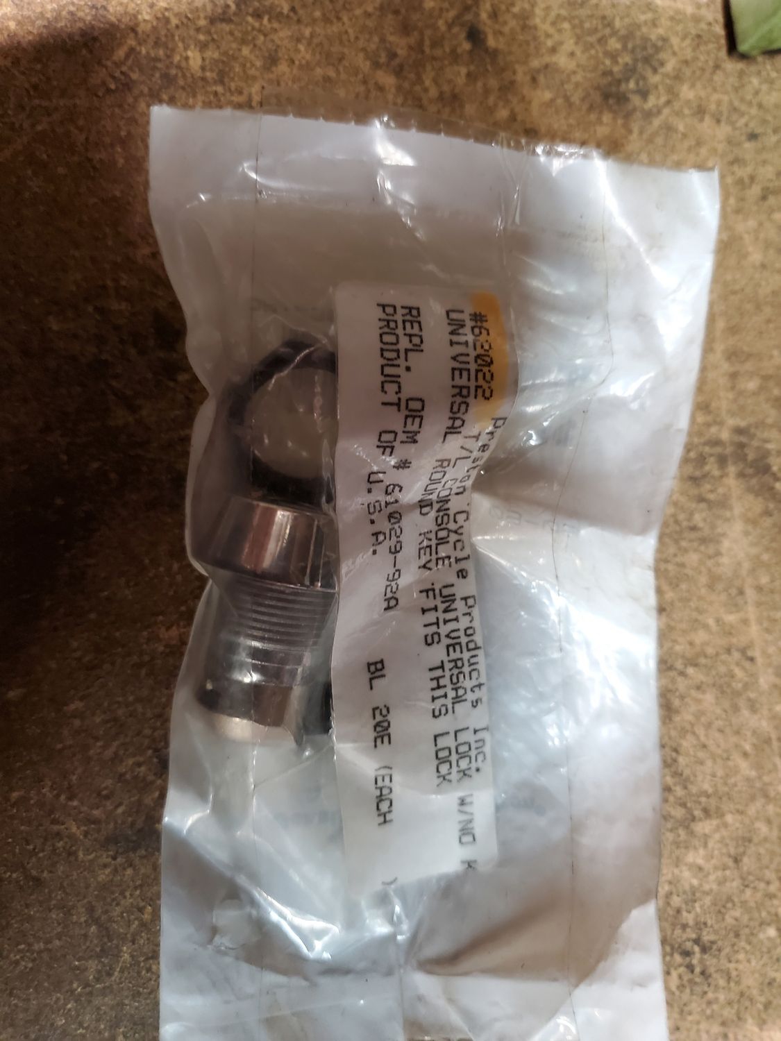 NEW Genuine Harley-Davidson OEM Tank Lock 61029-92A