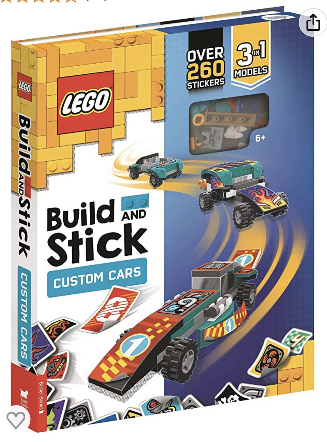 Lego. Build And Stick. Custom Cars