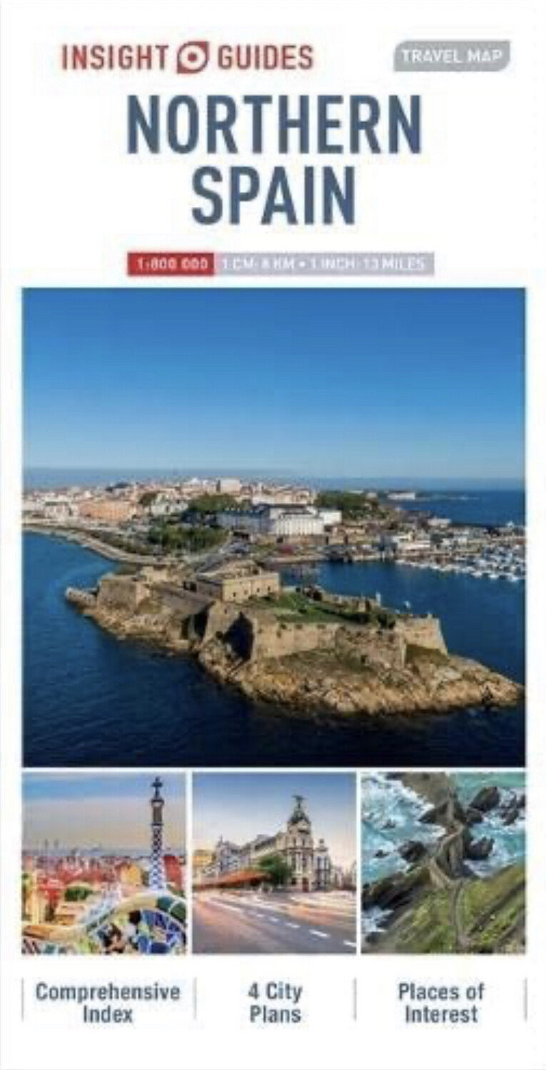 Insight Guides Travel Map Northern Spain