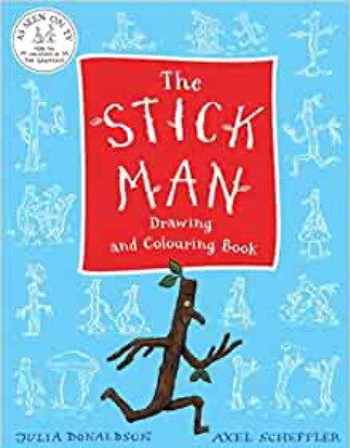 The Stick Man Drawing And Colouring Book