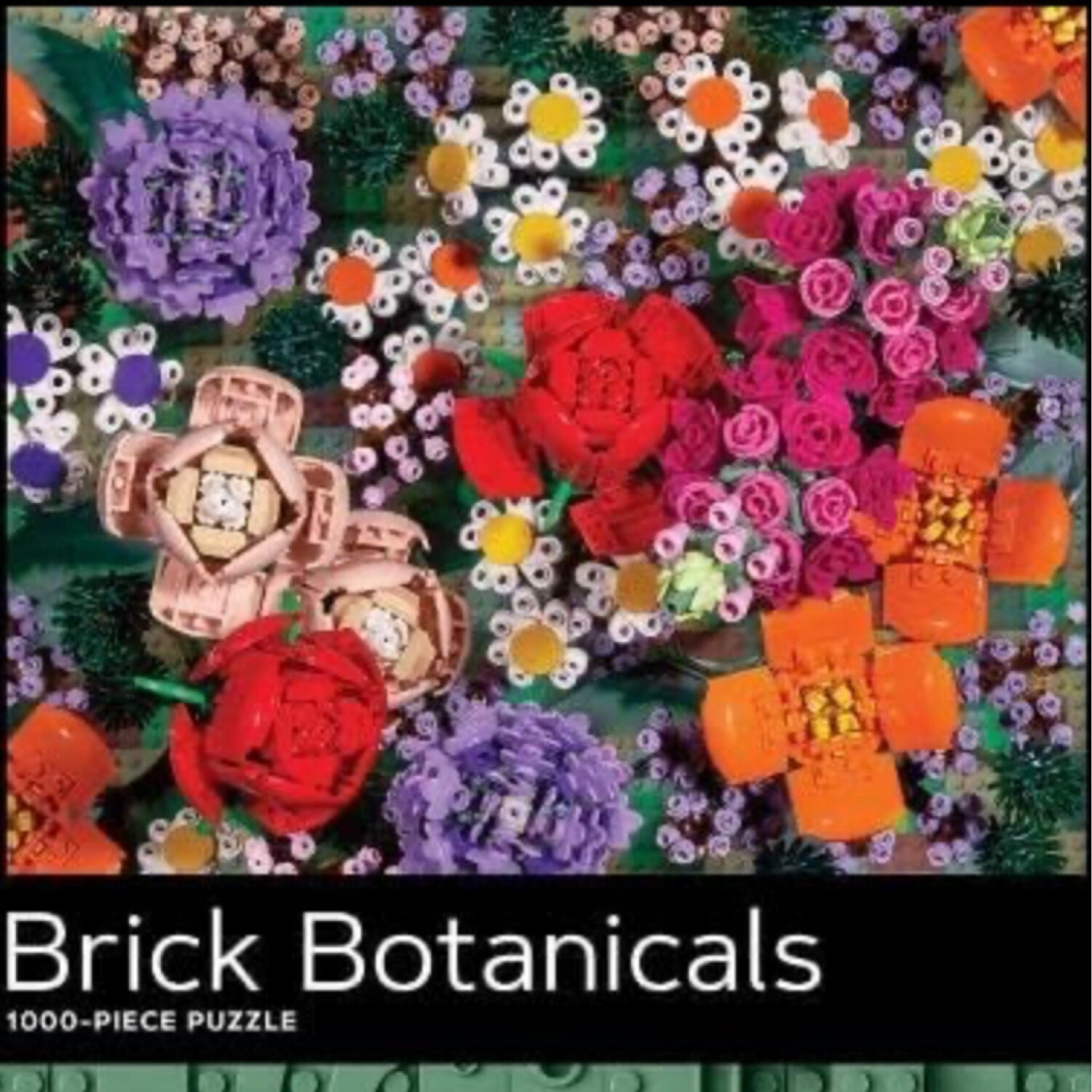 Jigsaw. Lego. Brick Botanicals