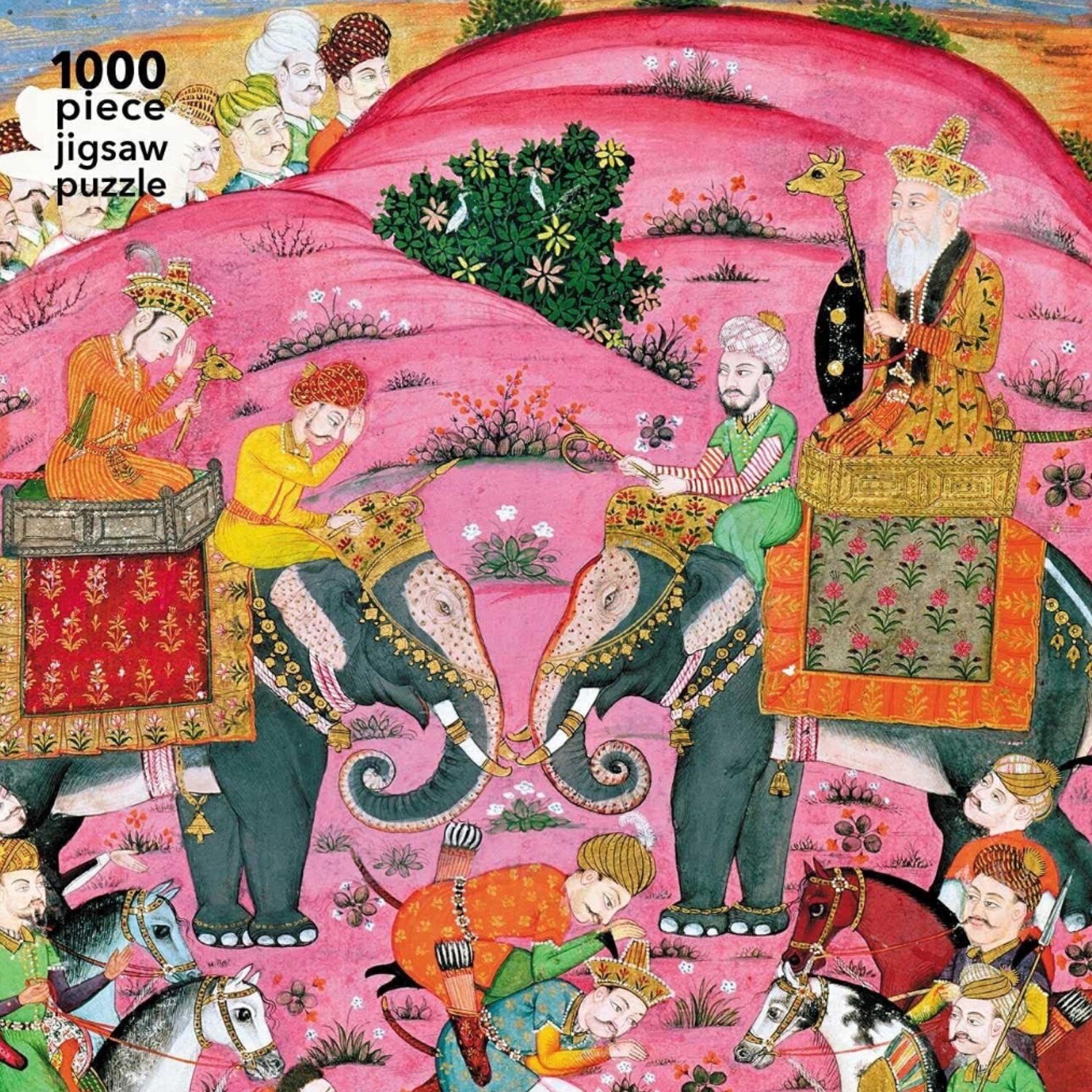 Jigsaw. Persian Heroes. Indian School 16th Century