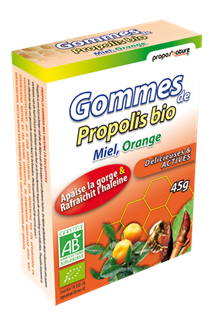 Gomas de Própolis Biológio, Gomas Própolis Bio: Gomas De Própolis Bio Mel, Laranja
