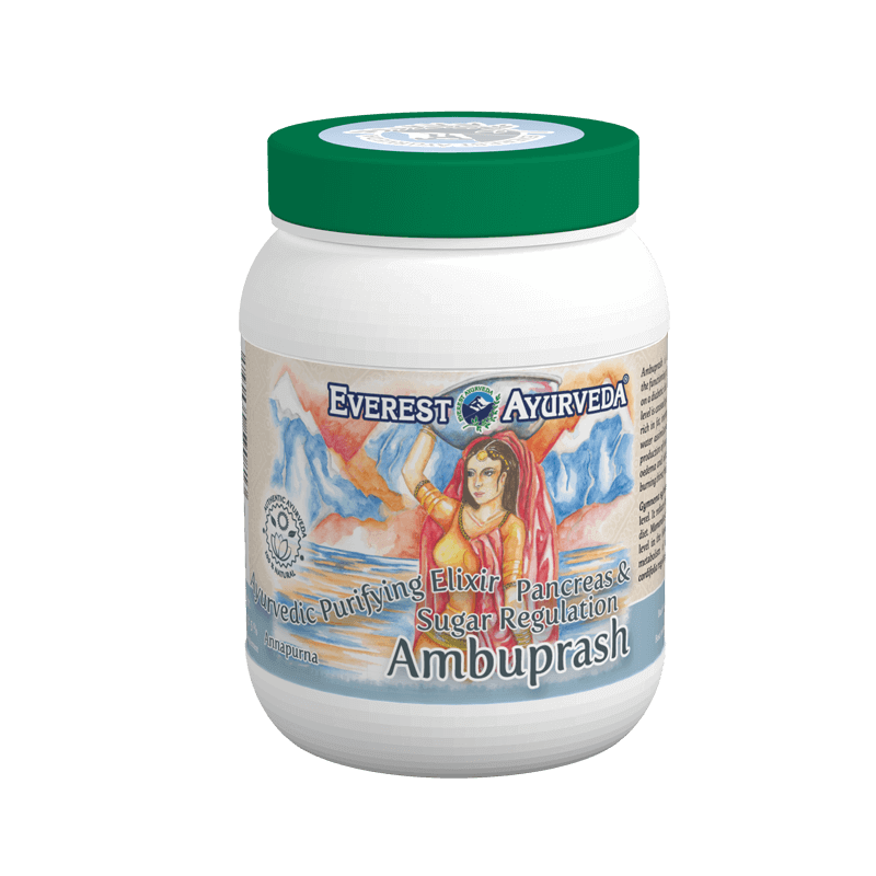 ​AMBUPRASH - Elixir purificante ayurvédico​ - Regulação do pâncreas & dos níveis de açúcar