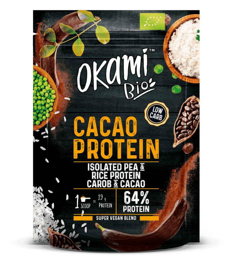Okami - Proteína Vegan Biológica, Okami - Proteína Vegan Bio: Cacau