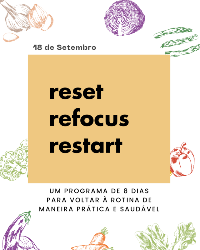 Reset, Refocus, Restart