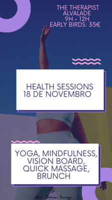 Health Sessions - 18 de Novembro