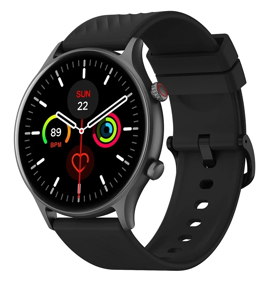 ZEBLAZE smartwatch Btalk 2 Lite, heart rate, 1.39" IPS, IP68, μαύρο χρώμα
