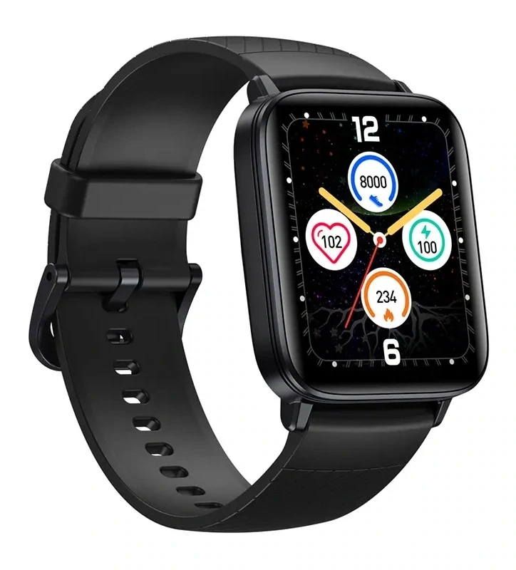 ZEBLAZE smartwatch Swim, 1.69", GPS, heart rate, 5 ATM, μαύρο χρώμα