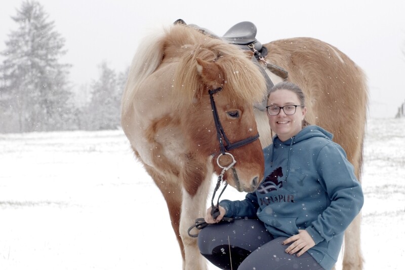 "EVE+" riding leggings for cold days - fluffy and warm, roughened