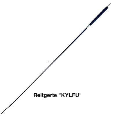 Riding whip KYLFU - elegant timing aid with good balance and soft leather handle