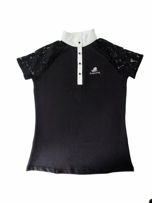 &quot;BLÚNDU&quot; Competition Shirt, Size: XXS, Variante: schwarz