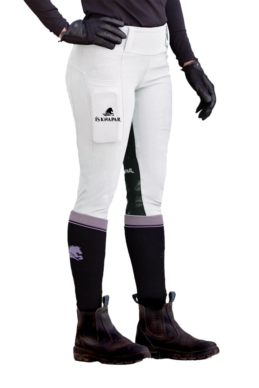 &quot;EVE - Tournament&quot; - our popular riding leggings in white