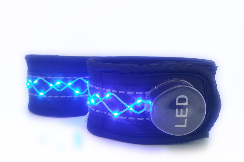 SKYGGNI Leuchtbandagen Paar für dunkle Wintertage LED