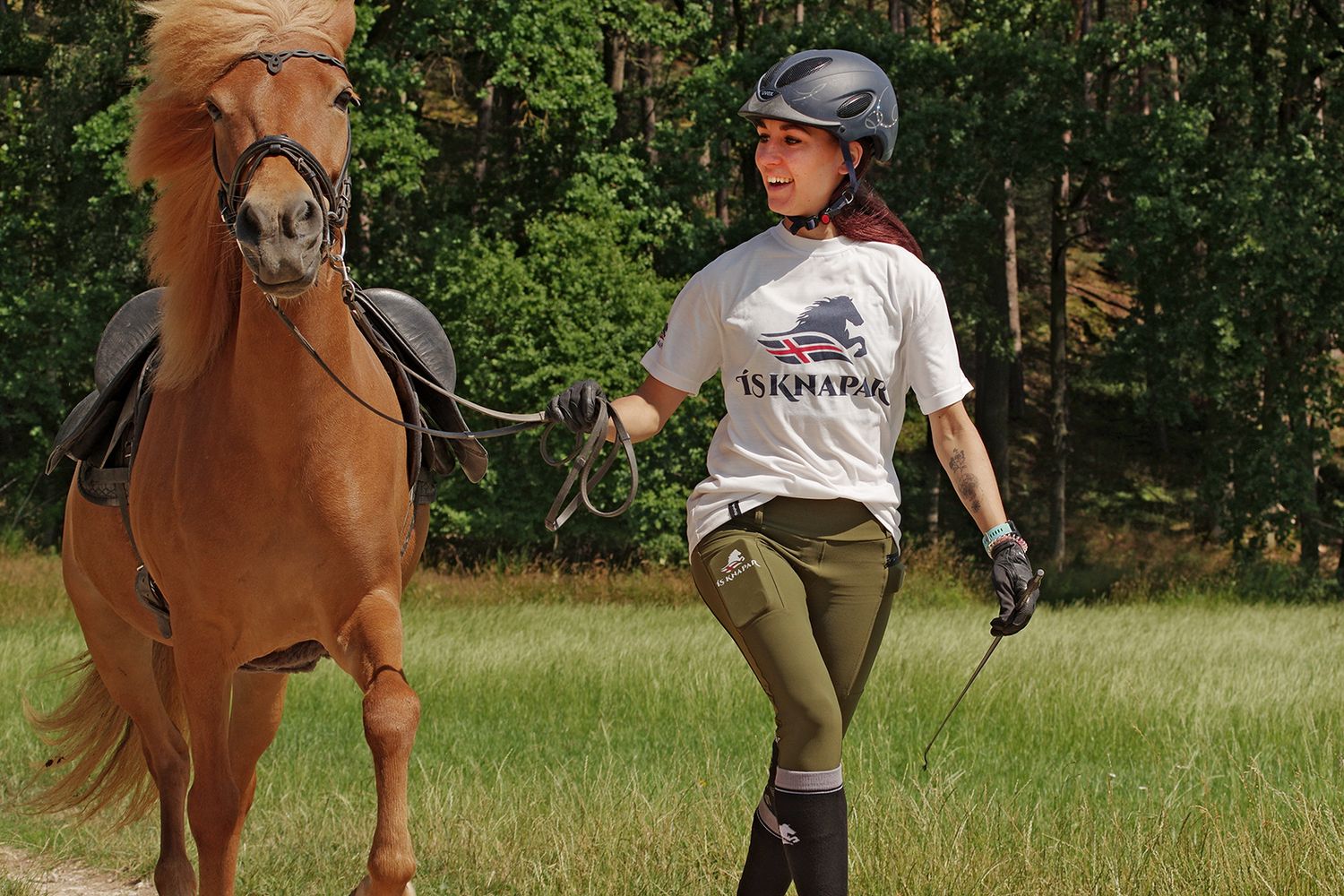 EVE  - unsere Reitleggings in GRÜN verlässt den Shop