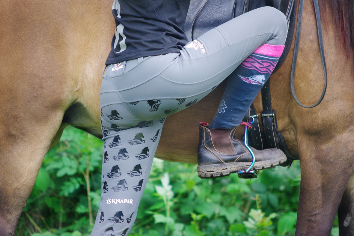 EVE Reitleggings  - unser altes Model  in komplett GRAU verlässt den Shop