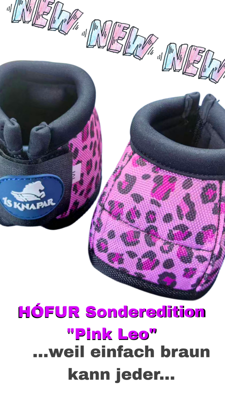 HÓFUR Ballen Boots - SPECIAL EDITION "PINK LEO"