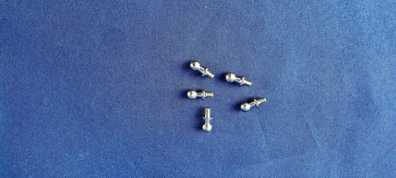 #K5,5-M3-4-5; Kugelbolzen 5,5 (M3 x 4mm) (5 Stück) #K5,5-M3-4-5; Kugelbolzen 5,5 (M3 x 4mm) (5 Stück)