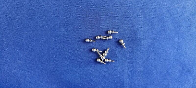#K4,5-M2-4-10; Kugelbolzen 4,5 (M2 x 4mm) (10 Stück) #K4,5-M2-4-10; Kugelbolzen 4,5 (M2 x 4mm) (10 Stück)