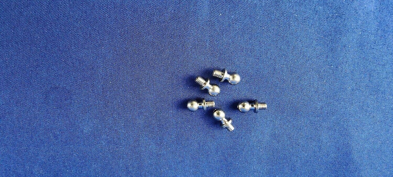 #K4,5-M3-3-5;  Kugelbolzen 4,5 (M3 x 3mm)   (5 Stück)