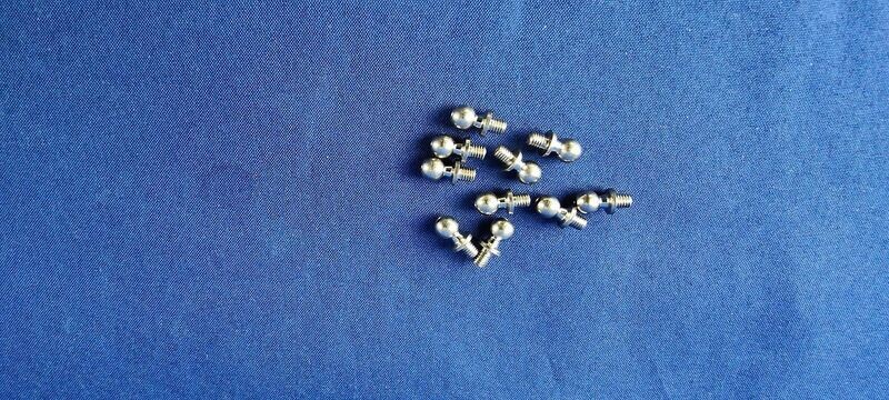 #K4,5-M3-3-10; Kugelbolzen 4,5 (M3 x 3mm) (10 Stück) #K4,5-M3-3-10; Kugelbolzen 4,5 (M3 x 3mm) (10 Stück)