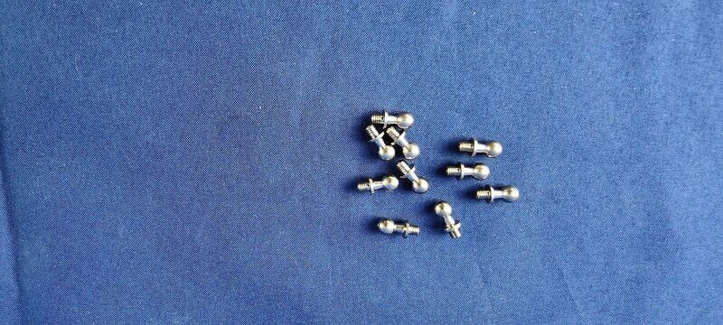 #K5,5-M3-3-10; Kugelbolzen 5,5 (M3 x 3mm) (10 Stück) #K5,5-M3-3-10; Kugelbolzen 5,5 (M3 x 3mm) (10 Stück)