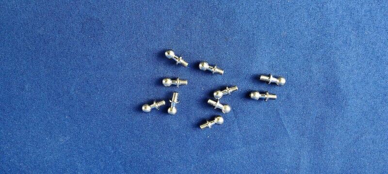 #K5,5-M3-4-10; Kugelbolzen 5,5 (M3 x 4mm) (10 Stück) #K5,5-M3-4-10; Kugelbolzen 5,5 (M3 x 4mm) (10 Stück)