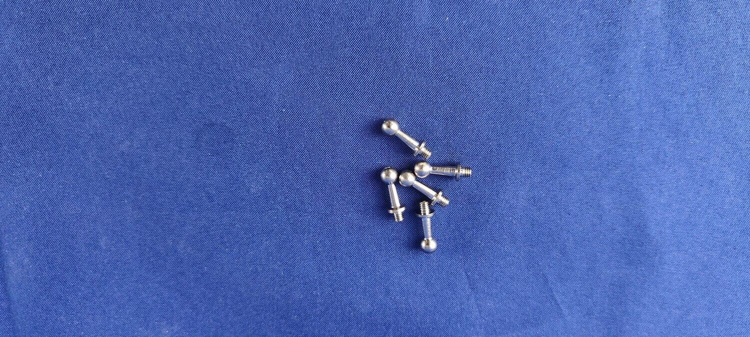 #K9,5-M3-3-5;  Kugelbolzen 9,5 (M3 x 3mm)   (5 Stück)