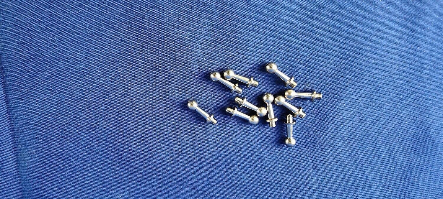 #K9,5-M3-3-10;  Kugelbolzen 9,5 (M3 x 3mm)   (10 Stück)