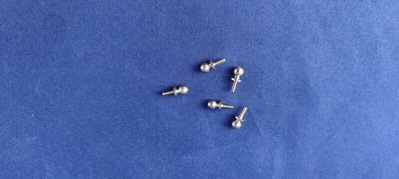 #K4,5-M2-5-5; Kugelbolzen 4,5 (M2 x 5mm) (5 Stück) #K4,5-M2-5-5; Kugelbolzen 4,5 (M2 x 5mm) (5 Stück)