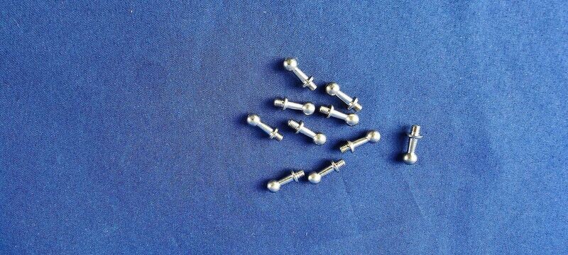 #K8,5-M3-3-10; Kugelbolzen 8,5 (M3 x 3mm) (10 Stück) #K8,5-M3-3-10; Kugelbolzen 8,5 (M3 x 3mm) (10 Stück)