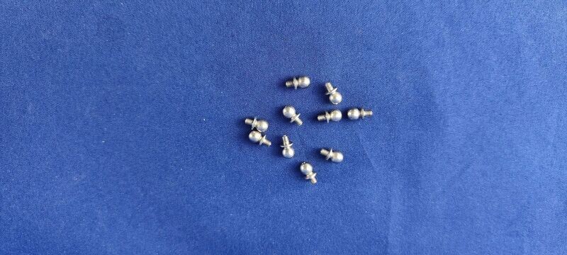#K4-M2,5-3-10; Kugelbolzen 4 (M2,5 x 3mm) (10 Stück) #K4-M2,5-3-10; Kugelbolzen 4 (M2,5 x 3mm) (10 Stück)