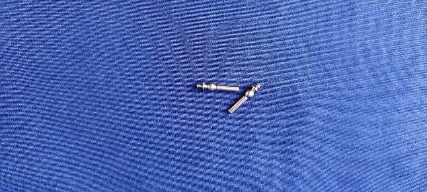 #TSK-4,5-3-20-M3-3-2;  TS-Führungsbolzen ø3mm x 20mm Kugel ø4,8mm (M3 x 3mm)   (2 Stück)