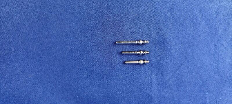#TSF-4,5-3-262320-M3-3;  TS-Führungsbolzen ø3mm x 26mm, 23mm u. 20mm Kugel ø4,8mm (M3 x 3mm)   (3 Stück)