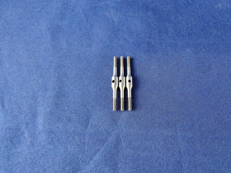 #X-9100-40-M2,5-3;  Gestänge 40mm M2,5 für 3-Blatt Rotorkopf (3 Stück)