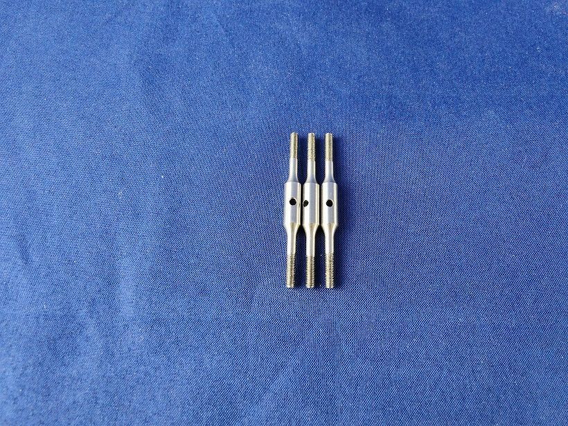 #X-9100-45-M2,5-3;  Gestänge 45mm M2,5 für 3-Blatt Rotorkopf (3 Stück)