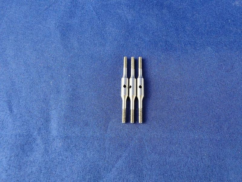 #X-9100-45-M2,5-3;  Gestänge 45mm M2,5 für 3-Blatt Rotorkopf (3 Stück)