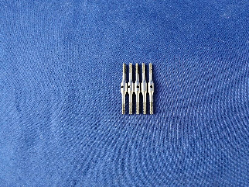 #X-9100-40-M2,5-5;  Gestänge 40mm M2,5 für 5-Blatt Rotorkopf (5 Stück)