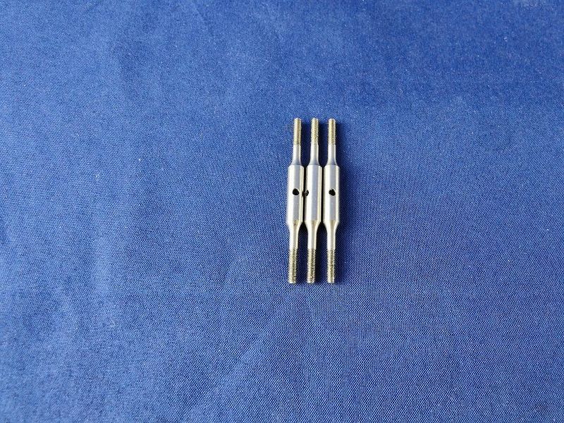 #X-9100-50-M2,5-3;  Gestänge 50mm M2,5 für 3-Blatt Rotorkopf (3 Stück)