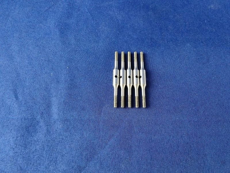 #X-9100-45-M2,5-5;  Gestänge 45mm M2,5 für 5-Blatt Rotorkopf (5 Stück)