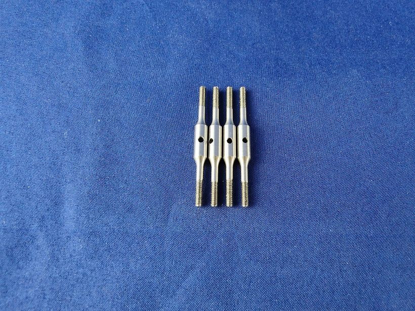 #X-9100-45-M2,5-4;  Gestänge 45mm M2,5 für 4-Blatt Rotorkopf (4 Stück)