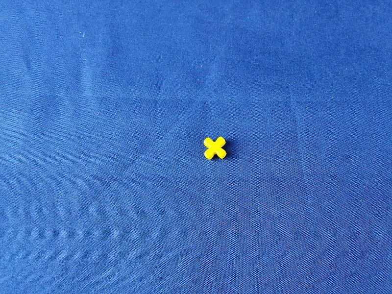 #3006; Kunststoffkreuz gelb für Klauenkupplung #3006; Kunststoffkreuz gelb für Klauenkupplung