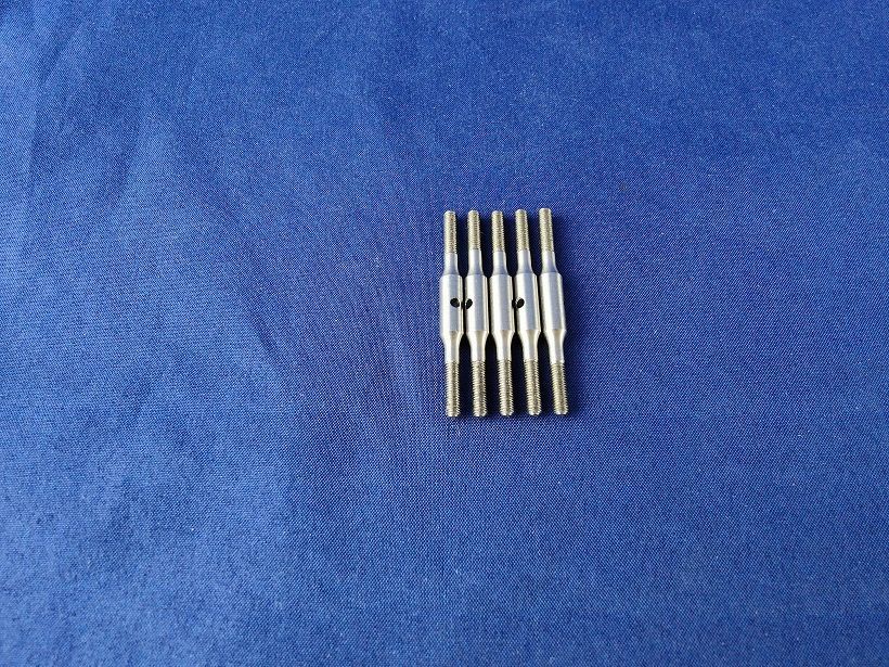 #X-9100-45-M3-5;  Gestänge 45mm M3 für 5-Blatt Rotorkopf (5 Stück)