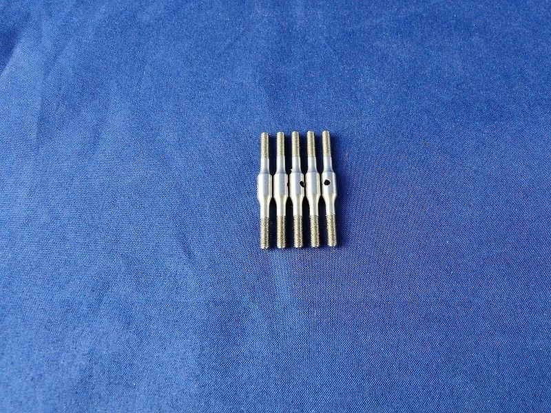 #X-9100-40-M3-5;  Gestänge 40mm M3 für 5-Blatt Rotorkopf (5 Stück)