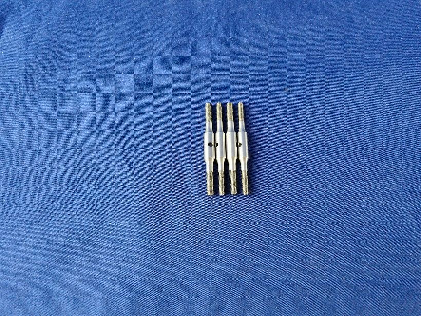 #X-9100-45-M3-4;  Gestänge 45mm M3 für 4-Blatt Rotorkopf (4 Stück)