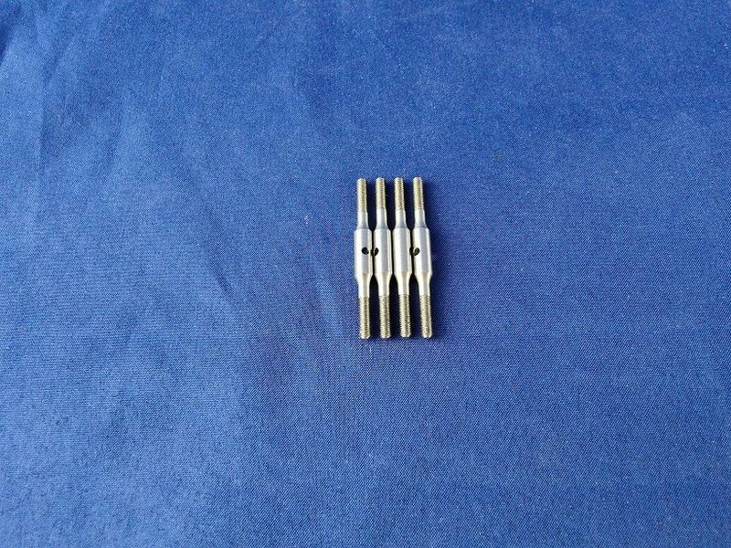 #X-9100-45-M3-4;  Gestänge 45mm M3 für 4-Blatt Rotorkopf (4 Stück)