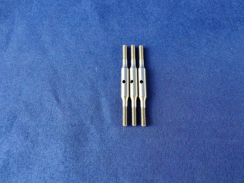 #X-9100-50-M3-3;  Gestänge 50mm M3 für 3-Blatt Rotorkopf (3 Stück)